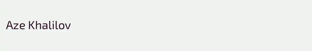 Aze Khalilov
